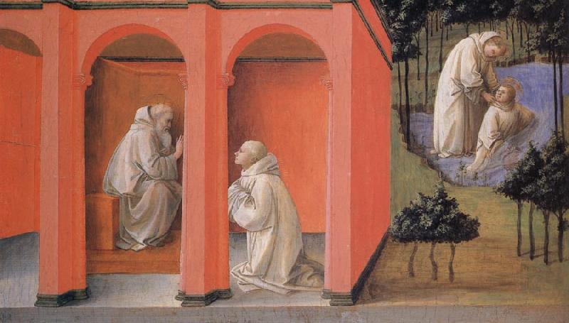 Fra Filippo Lippi The Miraculous Rescue of St Placidus France oil painting art